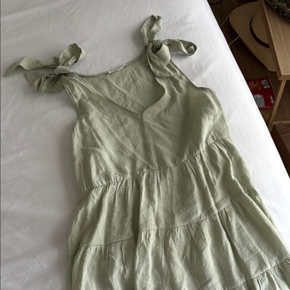 Blu Pepper Sage Green dress